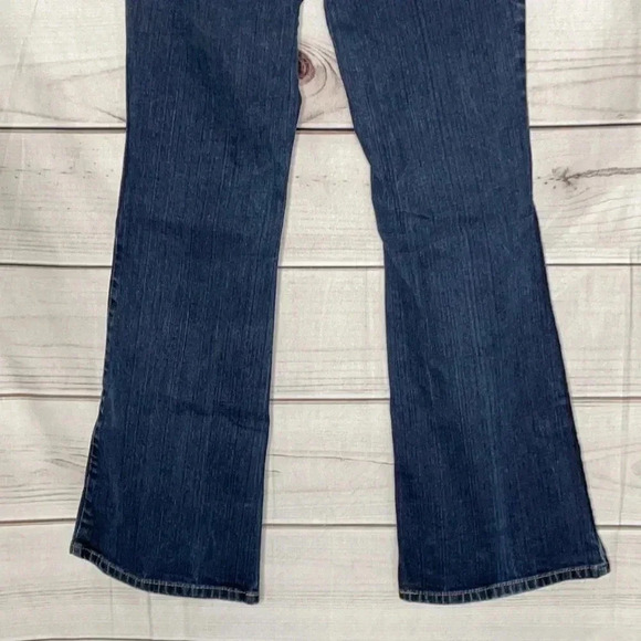 Ann Taylor Loft Flare Dark Blue Denim Jeans 6 - Picture 6 of 10